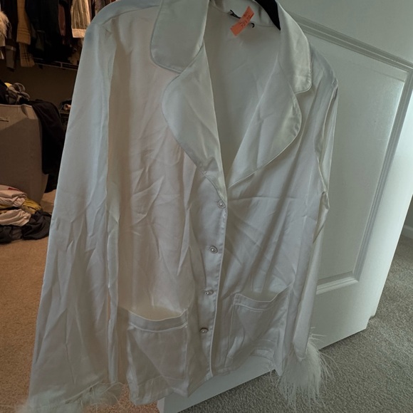 DARCIE WHITE PAJAMAS - Picture 4 of 10